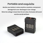 Indicateur de niveau de batterie avec alarme de basse tension