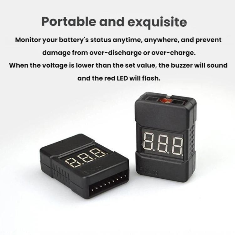 Indicateur de niveau de batterie avec alarme de basse tension
