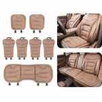 Car Seat Cushion Thickened Non-Slip Front Rear Seat Cushions, Front Seat Cushion Black, Front Seat Cushion Brown, Front Seat Cushion Red, Back Cushion Black, Back Cushion Brown, Back Cushion Red, Rear Seat Cushion Black, Rear Seat Cushion Brown        ...