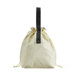 Drawstring Portable Raw Lunch Box Bag Lightweight Compact Lunch Bag