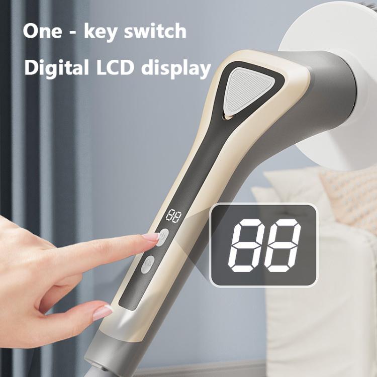 Brosse de Nettoyage Électrique Extensible 7-en-1, Nettoyeur Multi-surfaces pour Salle de Bain, Cuisinière, Voiture et Carrelage