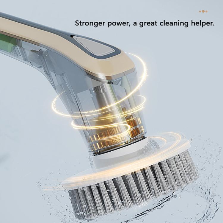 Brosse de Nettoyage Électrique Extensible 7-en-1, Nettoyeur Multi-surfaces pour Salle de Bain, Cuisinière, Voiture et Carrelage
