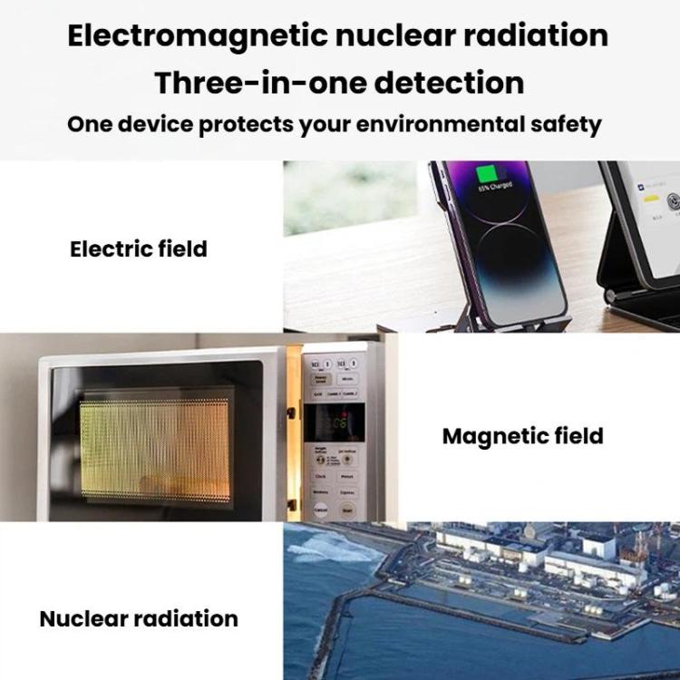 Détecteur de rayonnement nucléaire électromagnétique 3 en 1 FNIRSI GC-03 pour usage environnemental en fruits de mer