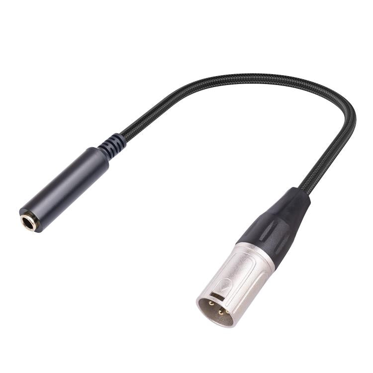 Câble adaptateur audio 6,35 mm femelle vers XLR mâle et 1/4 pouce TRS, 6,35 mm femelle vers XLR mâle