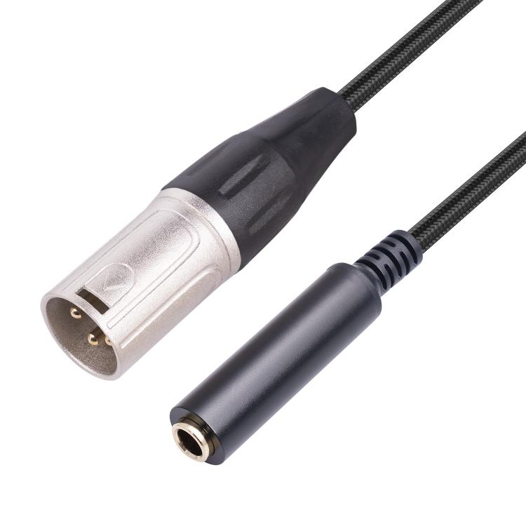 Câble adaptateur audio 6,35 mm femelle vers XLR mâle et 1/4 pouce TRS, 6,35 mm femelle vers XLR mâle
