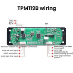 Carte décodeur MP3 Bluetooth Entrée USB/Line-In Lecteur audio numérique pour voiture, TPM119B