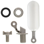 Mini valve flotteur en plastique pour aquariums/humidificateurs/petits réservoirs d'eau, 1/2 pouce/20mm noir, 1/2 pouce/20mm gris, 1/2 pouce/20mm avec verrouillage réglable, 3/4 pouce/25mm noir, 3/4 pouce/25mm gris