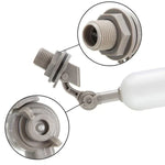 Mini valve flotteur en plastique pour aquariums/humidificateurs/petits réservoirs d'eau, 1/2 pouce/20mm noir, 1/2 pouce/20mm gris, 1/2 pouce/20mm avec verrouillage réglable, 3/4 pouce/25mm noir, 3/4 pouce/25mm gris