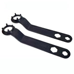 Clé épaissie à quatre mâchoires pour meuleuse d'angle, outils de démontage et montage de meule, 2pcs