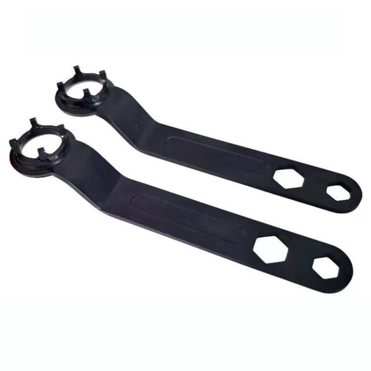 Clé épaissie à quatre mâchoires pour meuleuse d'angle, outils de démontage et montage de meule, 2pcs