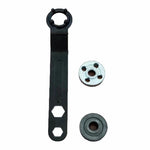 Clé épaissie à quatre mâchoires pour meuleuse d'angle, outils de démontage et montage de meule, 2pcs