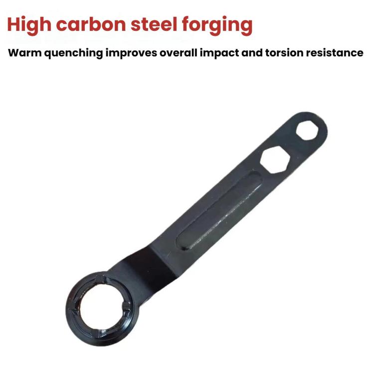 Clé épaissie à quatre mâchoires pour meuleuse d'angle, outils de démontage et montage de meule, 2pcs