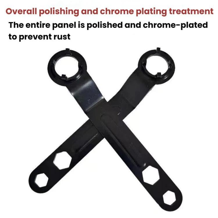 Clé épaissie à quatre mâchoires pour meuleuse d'angle, outils de démontage et montage de meule, 2pcs