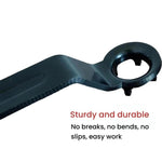 Clé épaissie à quatre mâchoires pour meuleuse d'angle, outils de démontage et montage de meule, 2pcs