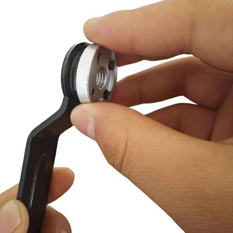 Clé épaissie à quatre mâchoires pour meuleuse d'angle, outils de démontage et montage de meule, 2pcs