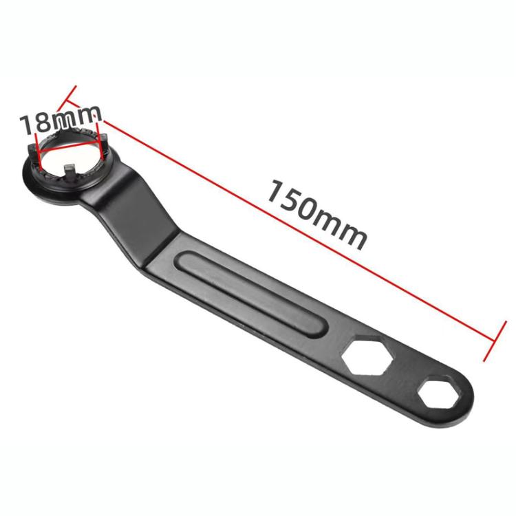 Clé épaissie à quatre mâchoires pour meuleuse d'angle, outils de démontage et montage de meule, 2pcs