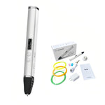 Kit de stylo d'impression 3D avec corps détachable, écran OLED HD et contrôle précis de la température – 3 vitesses réglables, sans prise, prise US, prise EU