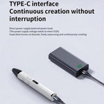 Kit de stylo d'impression 3D avec corps détachable, écran OLED HD et contrôle précis de la température – 3 vitesses réglables, sans prise, prise US, prise EU
