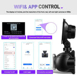 Caméra DVR de voiture 3 pouces 2K avec enregistrement quadruple WIFI, enregistreur de voiture HD avec capteur de gravité 1080P, L5942