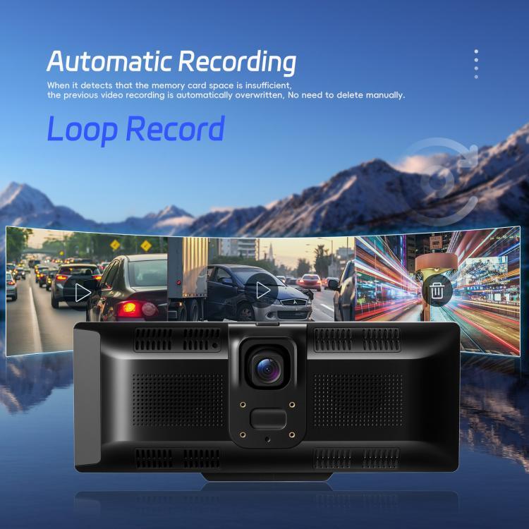 Enregistreur de voiture 4K HD, navigateur de voiture, moniteur central de voiture Carplay, A4473