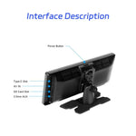 Enregistreur de voiture 4K HD, navigateur de voiture, moniteur central de voiture Carplay, A4473