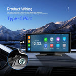 Enregistreur de voiture 4K HD, navigateur de voiture, moniteur central de voiture Carplay, A4473