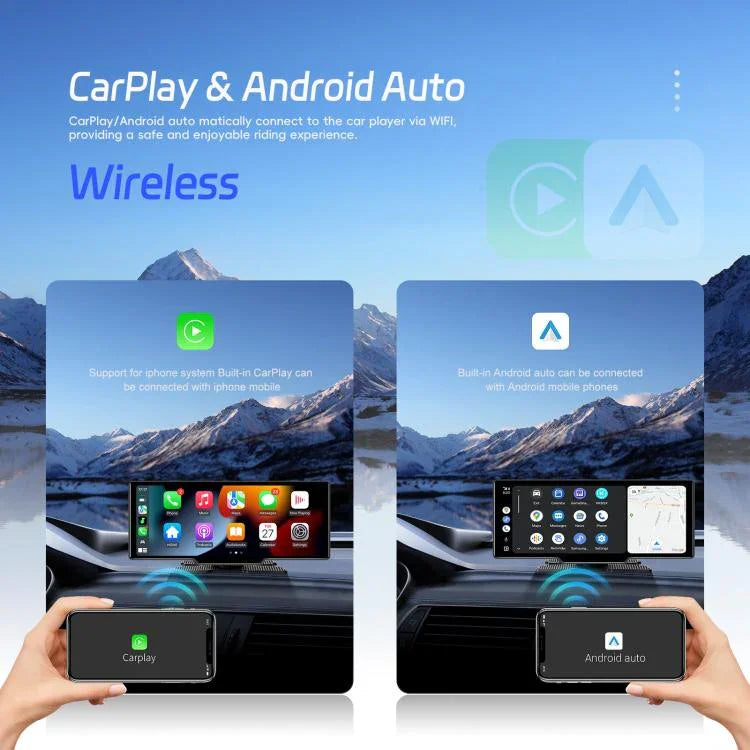 Enregistreur de voiture 4K HD, navigateur de voiture, moniteur central de voiture Carplay, A4473