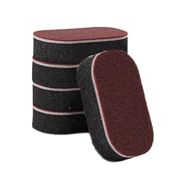 5pcs /Set Éponge Abrasive Diamantée Anti-Rouille pour Nettoyage de Pots, 5pcs /Set