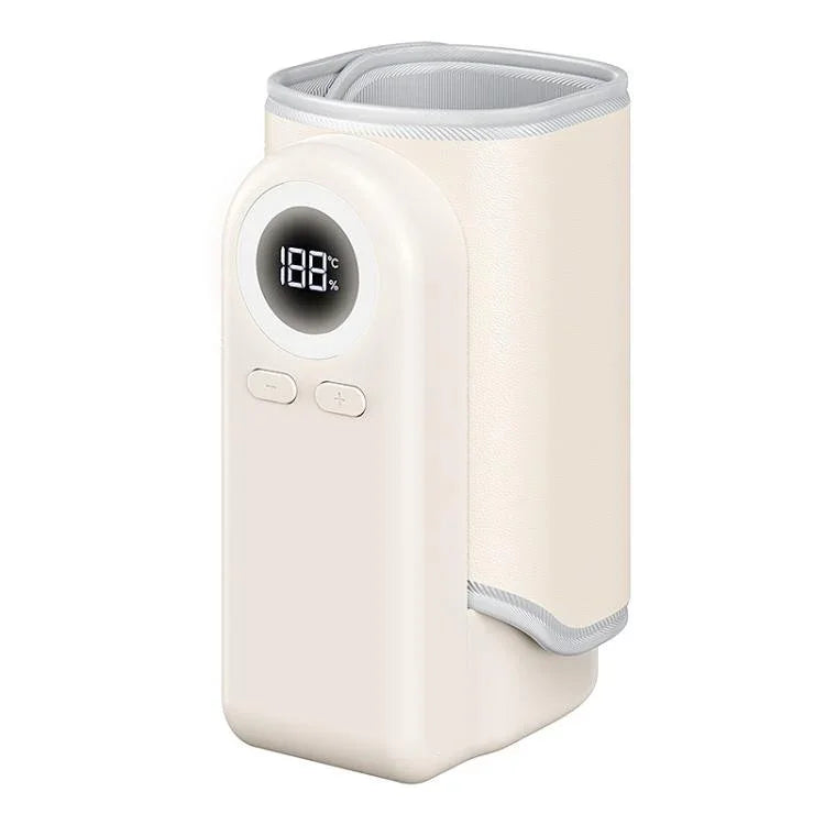 Manchon Chauffe-Biberon Portable sans Fil avec Batterie Intégrée de 10000mAh et Veilleuse