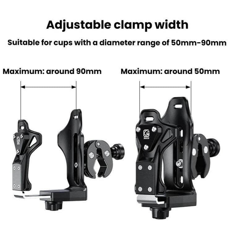 Porte-bouteille d'eau de grande capacité pour vélo, base à dégagement rapide pour moto Kewig SHJ-3
