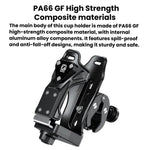 Porte-bouteille d'eau de grande capacité pour vélo, base à dégagement rapide pour moto Kewig SHJ-3