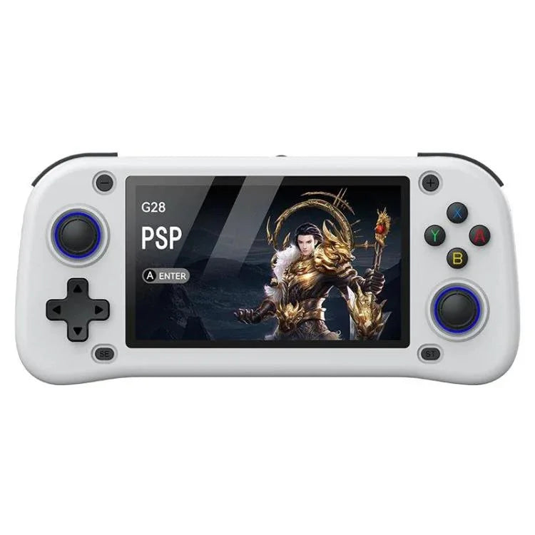 Console de jeu portable open-source G28 4,3 pouces HD écran IPS, ARM quad-core Cortex-A7 1,3 GHz, 64GB