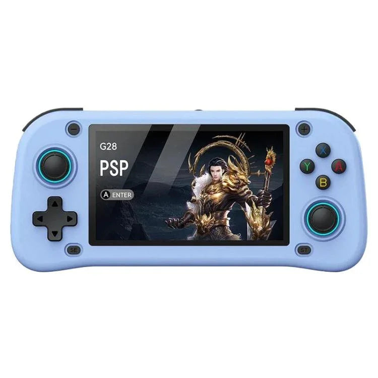 Console de jeu portable open-source G28 4,3 pouces HD écran IPS, ARM quad-core Cortex-A7 1,3 GHz, 64GB