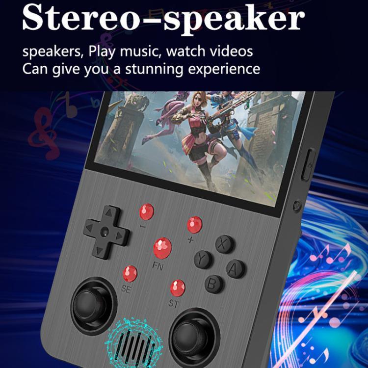 Console de jeu portable rétro open-source G30 HD, système Linux, CPU quad-core Cortex-A35 1,5 GHz, 64GB