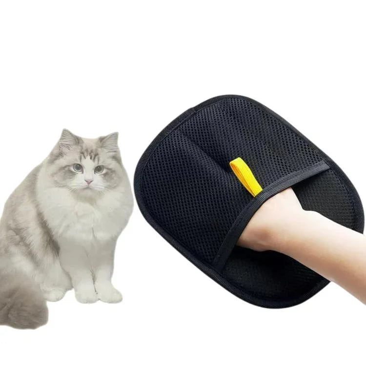 Gants anti-poils d'animaux à électricité statique - Gants de toilettage et de démêlage à double usage pour chats et chiens