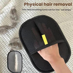 Gants anti-poils d'animaux à électricité statique - Gants de toilettage et de démêlage à double usage pour chats et chiens