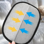 Gants anti-poils d'animaux à électricité statique - Gants de toilettage et de démêlage à double usage pour chats et chiens