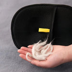 Gants anti-poils d'animaux à électricité statique - Gants de toilettage et de démêlage à double usage pour chats et chiens