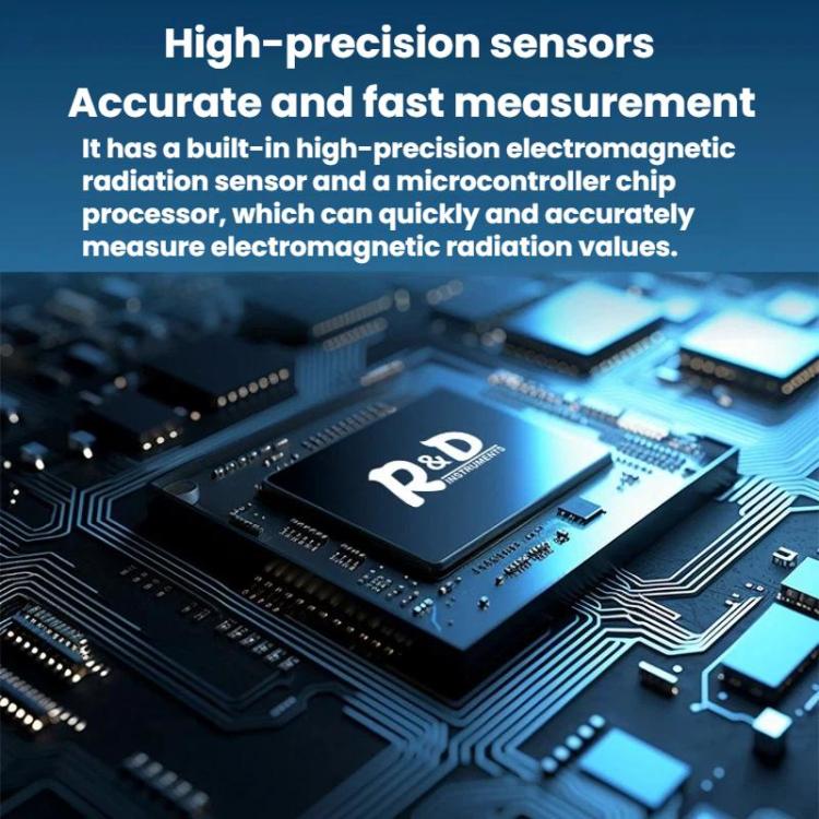 R&D INSTRUMENTS RD630 Détecteur de champ électrique, champ magnétique et RF 3 en 1 Testeur de rayonnement électromagnétique, RD630