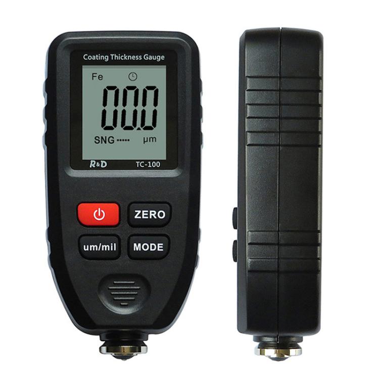 R&D INSTRUMENTS TC-100 Jauge d'épaisseur de revêtement haute précision Testeur d'épaisseur de film de peinture automobile, TC-100