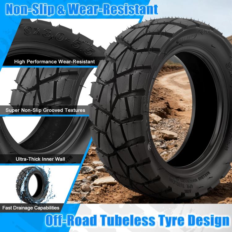 Pneus tubeless tout-terrain pour trottinette électrique KuKirin G2 Pro AIMITE