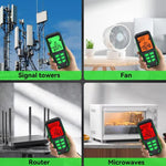 R&D INSTRUMENTS RD637 Testeur de rayonnement électromagnétique rechargeable avec affichage numérique et alarme 3 en 1, RD637