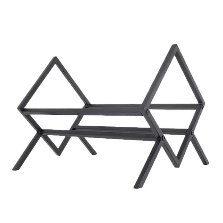 Support de rangement de disques vinyles et de magazines en fer pour bibliothèque de bureau, en fer