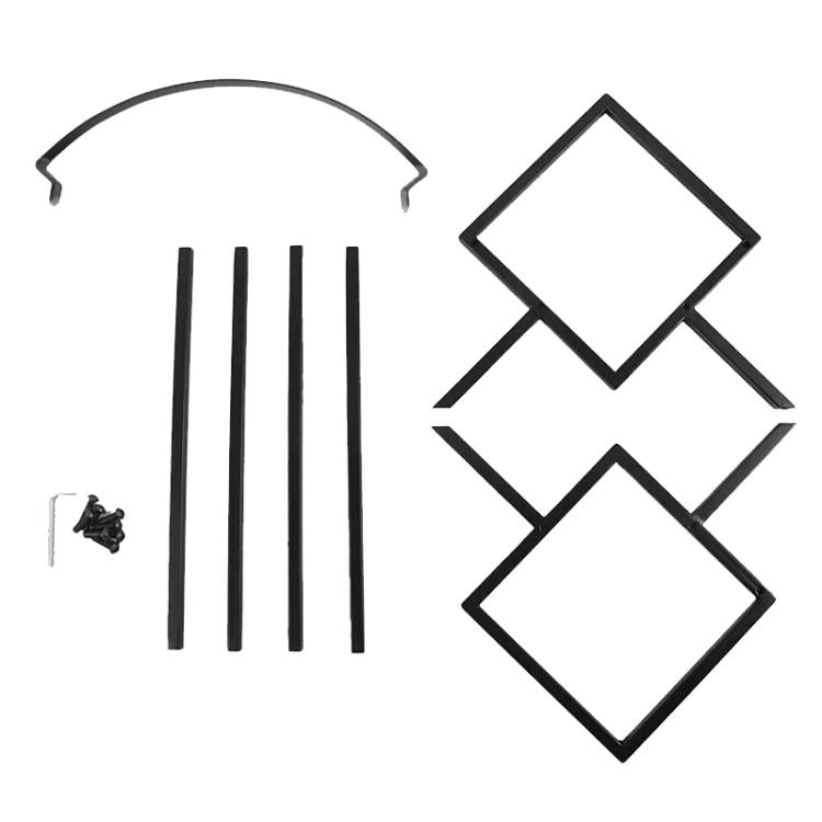 Support de rangement de disques vinyles et de magazines en fer pour bibliothèque de bureau, en fer