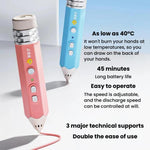 Stylo d'impression 3D rechargeable FUNJOY CH415-14 avec voyant lumineux Stylo 3D stéréo basse température pour enfants, Rose+4 rouleaux, Rose+14 rouleaux, Bleu+4 rouleaux, Bleu+14 rouleaux, Violet+4 rouleaux, Violet+14 rouleaux