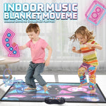 Tapis de danse Dancing Challenge sans fil, manette de jeu pour deux joueurs, 120x95cm