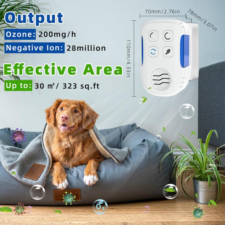 Purificateur d'air à ions négatifs pour la désinfection et la stérilisation, élimination du formaldéhyde, prise américaine, prise européenne