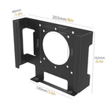 Support de montage arrière pour écran sous bureau pour Mac Mini M1/M2, pour Mac Mini M1/M2