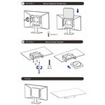 Support de montage arrière pour écran sous bureau pour Mac Mini M1/M2, pour Mac Mini M1/M2