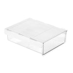 Organisateur de tiroir caché sous le bureau, boîte de rangement invisible pour papeterie et fournitures de bureau, Medium Transparent, Medium Noir Transparent, Large Transparent, Large Noir Transparent, XL Transparent